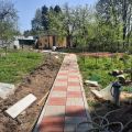 Дорожки выполнены очень качественно из своего материала 