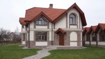 Реализация проекта загородного дома с мансардным этажом