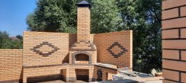 Барбекю комплексы камины