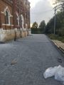Укладка тротуарного брусчатка