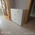 Изготовление, сборка, доставка. 
Комод 900x900x300
Лдсп белый матовый гладкий.
Направляющие шариковые, полного выдвижения.