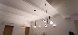 Установка люстры на высокий потолок