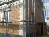 Монтаж фасадных панелей в г. Берцк, ул. Жемчужная