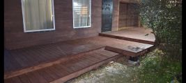 Строительство терассы.Терасная доска.Сосна,масло
