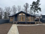 Оклейка зеркальной плёнкой bronze 15% загородного дома. 