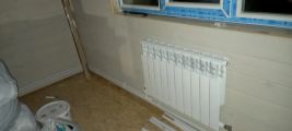 Монтаж отопления и радиатора
