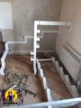 Изготовление и установка металлического каркаса лестниц