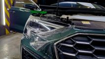 Audi A3 
 
- Полная оклейка кузова прозрачной антигравийной плёнкой Spectroll 190мкр