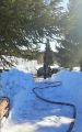 Бурение скважин на песок МГТ зимой