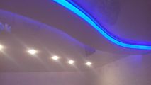 светодиодное освещение в натяжном потолке