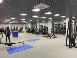 Монтаж резинового покрытия полов спортзал спа центра Лучано 