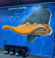 Роспись стены в Детейлинг центре «Dr.Duck»