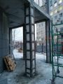 Обвязка колонн.
100 уголок. 