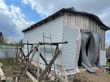 Обшивка и утепление гаража ПВХ сайдингом