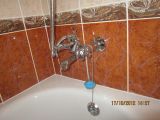 Примыкание ванны к плитке,установка смесителя