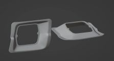 Моделирование, и обработка под 3D печать модели вставки переходника для фонаря